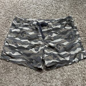 REI Trailmade Amphib Shorts Nylon Ripstop 5” Inseam Men’s Size XXL Grey Camo